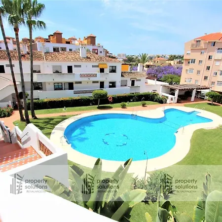 Pueblo Del Parque 3 - Terraza Soleada Con Jardin - Piscina Y Playa - Urbanizacion Tranquila Benalmádena