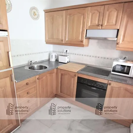 Apartament Pueblo Del Parque 3 - Terraza Soleada Con Jardin - Piscina Y Playa - Urbanizacion Tranquila